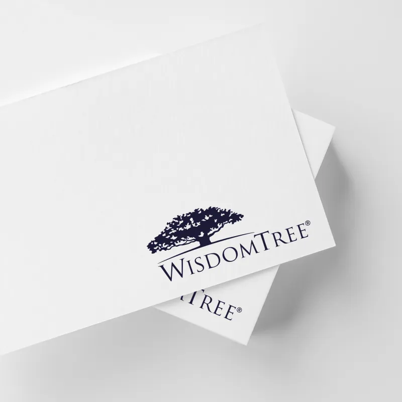 Wisdom Tree Logo auf Business Card.